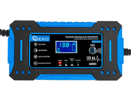 Prostownik automatyczny do akumulatorów z funkcją naprawy 12V 8A