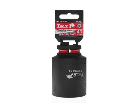 WYTRZYMAŁA NASADKA UDAROWA DŁUGA 3/4" 43mm CR-MO TVARDY