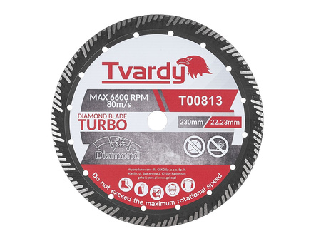 Tarcza diamentowa Turbo 230x15x22.23mm (25)
