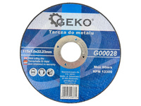 Tarcza do cięcia metalu 115 x 22.23 x 1,0 mm GEKO