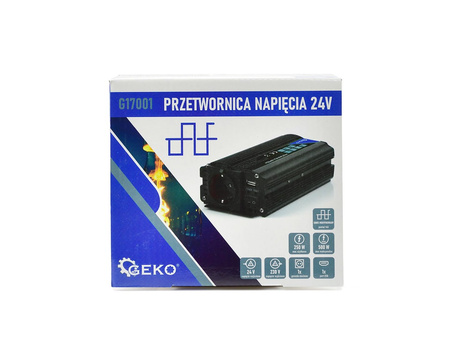Samochodowa przetwornica napięcia 24V/230V 250W/500W
