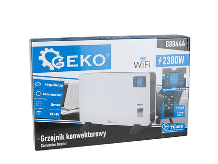 Grzejnik konwektorowy LCD  z pilotem sterowania i WiFi (1)