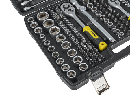 Komplet kluczy nasadowych 216el. 1/4", 3/8" & 1/2"