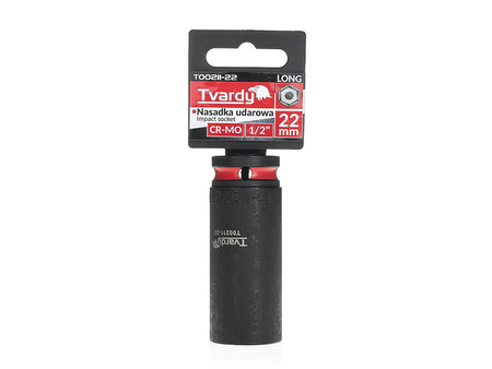 WYTRZYMAŁA NASADKA UDAROWA KRÓTKA 1/2" 18mm CR-MO TVARDY