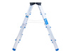Drabina aluminiowa 4-stopniowa dwustronna 150kg