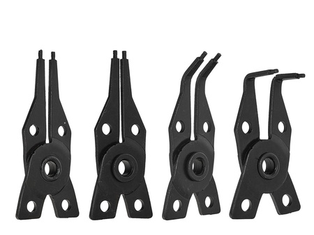 Szczypce Seeger'a z czterema wymiennymi końcówkami 160mm