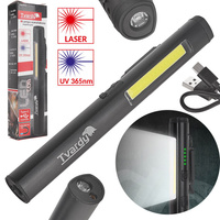 Lampa warsztatowa z magnesem 2X LED 5W 3W + LASER i ULTRAFIOLET