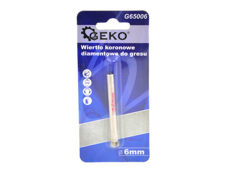 Wiertło koronowe diamentowe do gresu 6 x 55 mm