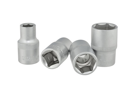Komplet 4 el. nasadek 1/2" (10-13-17-19mm)