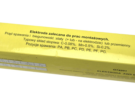Elektrody spawalnicze 3,25mm x 350mm różowe (5kg)