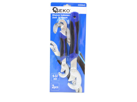Klucze hakowe 2szt. 9-32mm