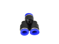 Trójnik wtykowy Y do węża PU/PE 10 mm