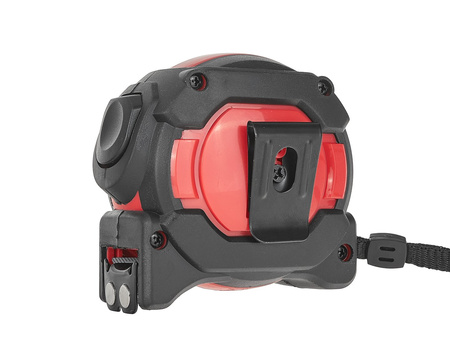 Miara zwijana nylon dwustronna z magnesem i autostopem 5m/25mm KLASA I – kartonik wystawowy (6/60)