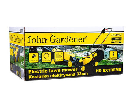 KOSIARKA ELEKTRYCZNA JOHN GARDENER 2200W 32CM MODEL HD EXTREME