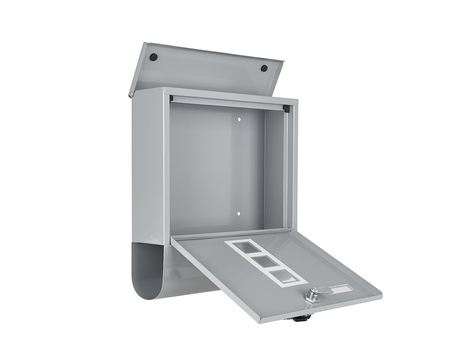 Skrzynka na listy 34x30,7x10cm /Szara