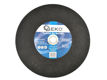 Tarcza do cięcia metalu 350 x 32 x 3,5 mm GEKO