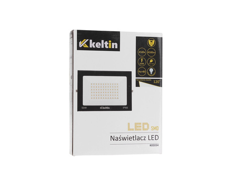 Naświetlacz LED 50W – barwa biała neutralna 4500K (40/50)