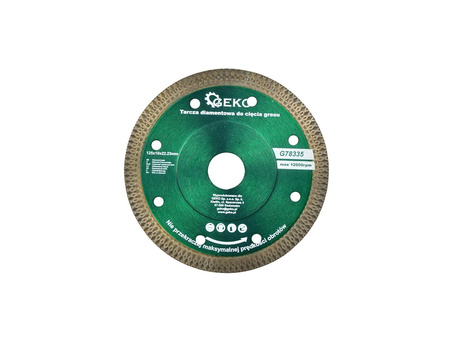 Tarcza diamentowa 125x10x22.23mm  do cięcia gresu (100)