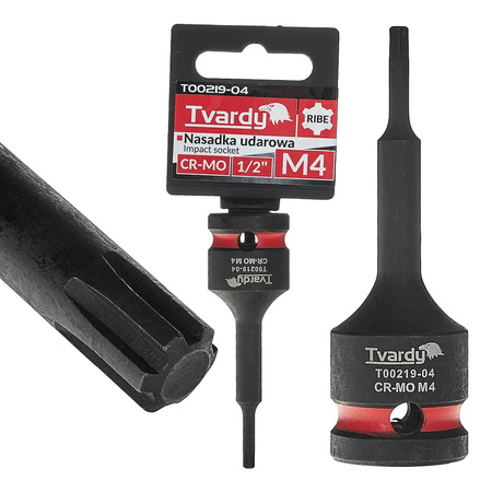 WYTRZYMAŁA NASADKA UDAROWA TRZPIENIOWA TORX T100 1/2” CR-MO TVARDY