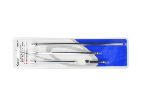 Zestaw przedłużek 1/4" 4 el. 75 / 150 / 230/ 300 mm GEKO PROFI
