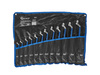 Klucze oczkowe polerowane z gumowym uchwytem AntiSlip 6-32mm 12el. CRV (4)