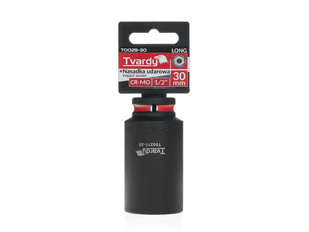 WYTRZYMAŁA NASADKA UDAROWA DŁUGA 1/2" 30mm CR-MO TVARDY