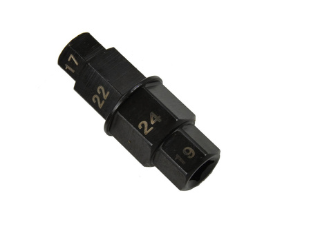 Nasadka osi przedniego koła 17mm*19mm*22mm*24mm