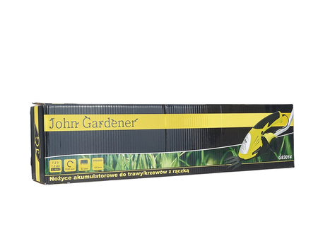 Nożyce akumulatorowe do trawy/krzewów 7.2V z rączką JG