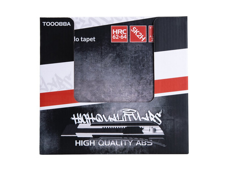 Nożyk do tapet 125x25x0.7mm SK2H TVARDY – kartonik wystawowy (9/54)