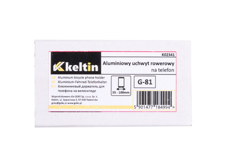 Aluminiowy uchwyt rowerowy G-81 na telefon (100)