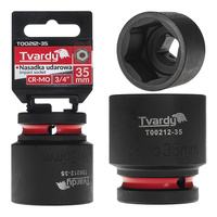 WYTRZYMAŁA NASADKA UDAROWA KRÓTKA 3/4" 35mm CR-MO TVARDY