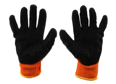 Rękawice robocze ocieplane zimowe ORANGE r.10