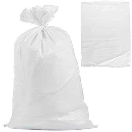 Worek polipropylenowy 50x80cm 30kg /Biały (100/1000)