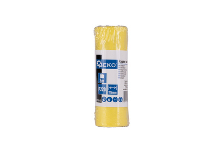 Papier ścierny – rolka 115mm x 3m P220 (100)