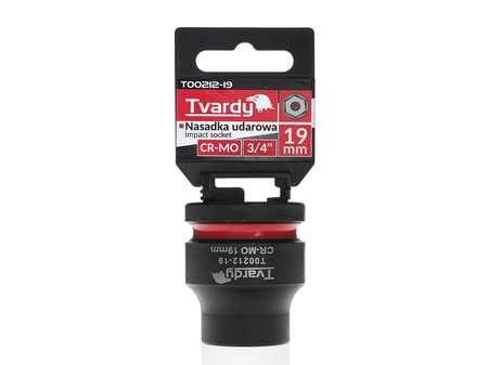 WYTRZYMAŁA NASADKA UDAROWA KRÓTKA 1/2" 29mm CR-MO TVARDY
