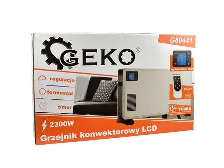 Grzejnik konwektorowy LCD z pilotem sterowania 2300W