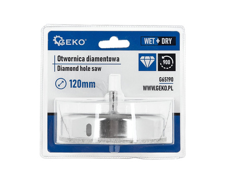 WIERTŁO KORONOWE DIAMENTOWE DO PŁYTEK GRESU 120MM