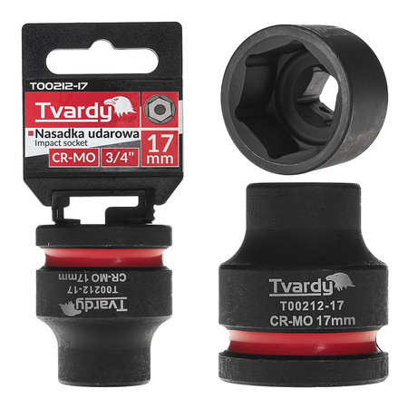 WYTRZYMAŁA NASADKA UDAROWA KRÓTKA 1/2" 28mm CR-MO TVARDY