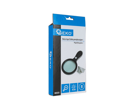 Lupa – szkło powiększające 88mm 10x 18LED (60)