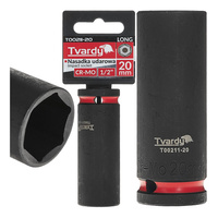 WYTRZYMAŁA NASADKA UDAROWA DŁUGA 1/2" 20mm CR-MO TVARDY