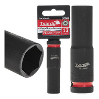 WYTRZYMAŁA NASADKA UDAROWA DŁUGA 1/2" 13mm CR-MO TVARDY