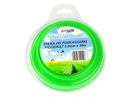 Żyłka do kosy podkaszarki pięciokąt 3,0mm x 30m