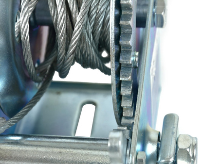 Wyciągarka ręczna korbowa linowa 450kg 5m linki