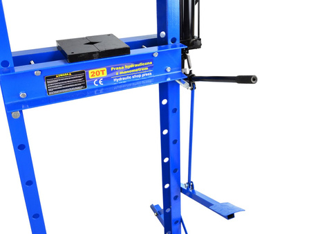 #Prasa hydrauliczna 20T z manometrem i pompą nożną(1/3cz.)