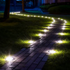 Lampa solarna ogrodowa 16LED gruntowa najazdowa (komplet 4szt.) (1/6)