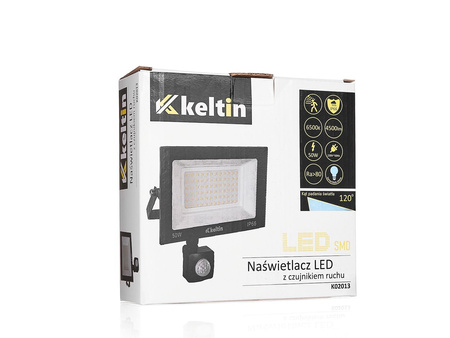 Naświetlacz LED 50W z czujnikiem ruchu – barwa biała zimna 6500K (20)