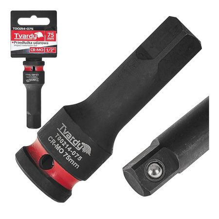 PRZEDŁUŻKA UDAROWA 1/2” 75mm UCHWYT DO NASADEK CR-MO TVARDY