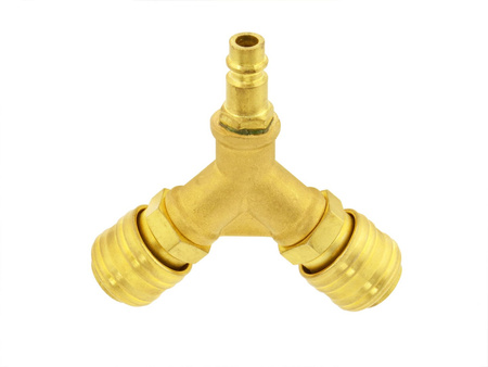Rozdzielacz-trójnik szybkozłączka 1/4"