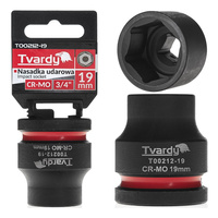 WYTRZYMAŁA NASADKA UDAROWA KRÓTKA 3/4" 19mm CR-MO TVARDY