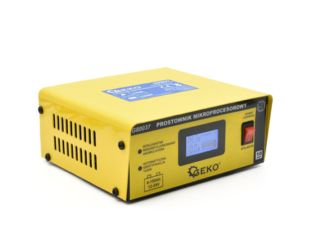 Prostownik mikroprocesorowy LCD 12/24V